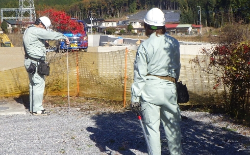 地盤の非破壊調査